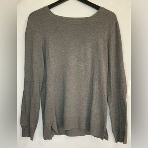 Alfani Gray Long Sleeved Sweater